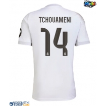 Moški Nogometni dresi Real Madrid Aurelien Tchouameni #14 Domači 2025-26 Kratek Rokav